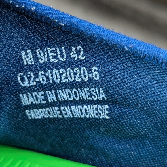 OOFOS OOmg Low Shoe Navy Men's 9 - Picture 11 of 13